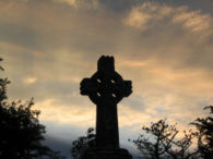 Croce Celtica. Knock, Contea di Mayo, Irlanda