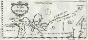 Mappa della Groenlandia del XVII secolo