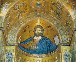 Cristo Pantocrator, mosaico, Duomo di Monreale